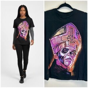 Ghost Band Graphic Tee Size S Goth Metal Music Concert Festival Gothic Vampire
